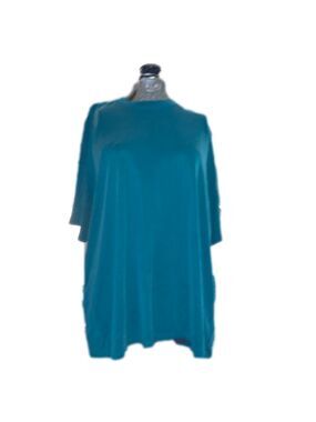 Double Zero turquoise m/l short sleeve t-shirt